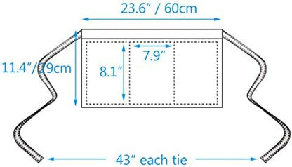 BOHARERS 3 Pack Waitress Aprons - Image 6