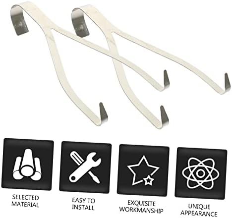 TOYANDONA 8pcs Stainless Steel Meat Hooks Kitchen Hooks - Image 6