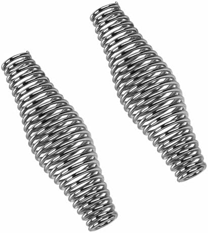 TOP-MAX 2 Pack Stainless Steel Spring Handles BBQ Accessories by TOP-MAX