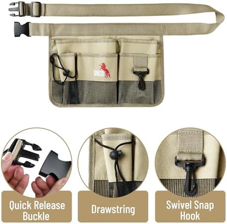 UNCO- Adjustable Gardening Belt, 7 Pockets, Cut and Water Resistant, Garden - Image 3