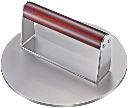 Heavy Duty 2.5 lb Stainless Steel Burger Press – 8.5 Inch Smash Burger Press by Unknown