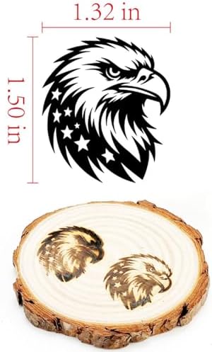 Solid Brass 1.5" American Eagle Branding Iron - Image 2