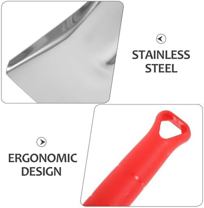 Fireplace Shovel and Ash Scoop 53cm Stainless Steel - Image 3