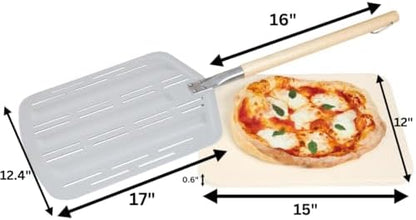 Hans Grill Pizza Stone PRO XL, Rectangular Baking Stone - Image 5