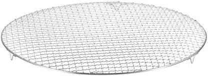 HARFINGTON Round Cooking Rack 17.7-inch 201 Stainless Steel Cross Wire Barbecue by HARFINGTON