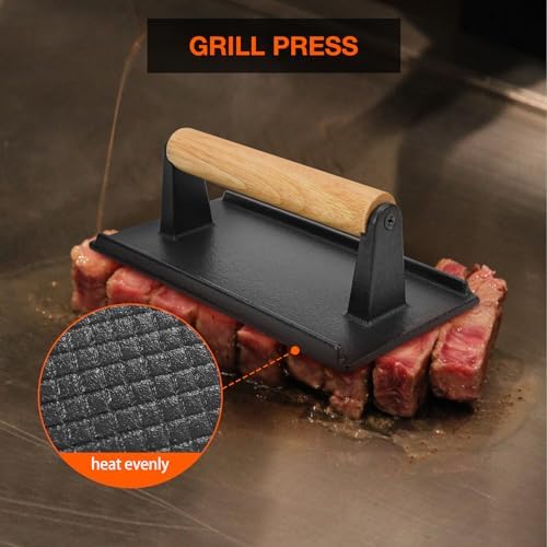 onlyfire Professional Flat Top Barbecue Tool Kit Grill Griddle Tools - Image 5