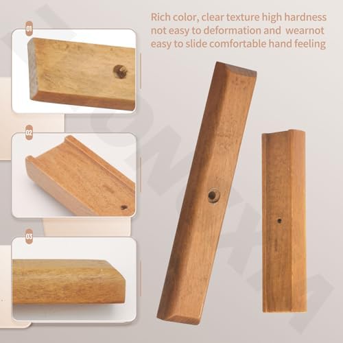 2 Pack Cherry Wood Replacement Handle - Image 7
