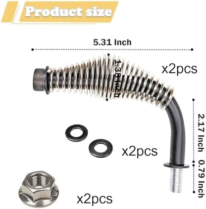 2Pcs 5" Iron Spring Handle - Image 2