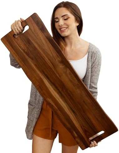 Large Acacia Serving Board by HomeBeets