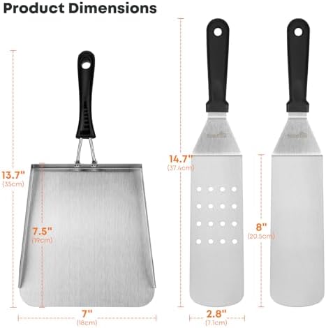 Stanbroil 3-Piece Griddle Tool Set - Image 2