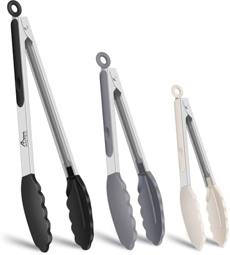 HOTEC Stainless Steel Kitchen Tongs by Hotec