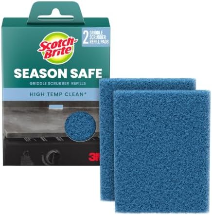 Scotch-Brite Season Safe Griddle Scrubber Refills, 2 Pack by Scotch-Brite