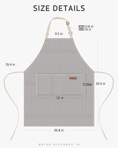 Syntus Chef Apron for Men Women - Image 2