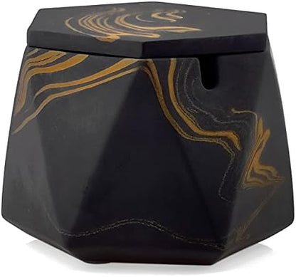 FREELOVE Concrete Ashtray with Lid & Stainless Steel Ashtrays by FREELOVE