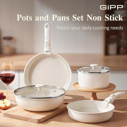 GIPP 18PCS Pots and Pans Set Non Stick Cookware Set - Image 7