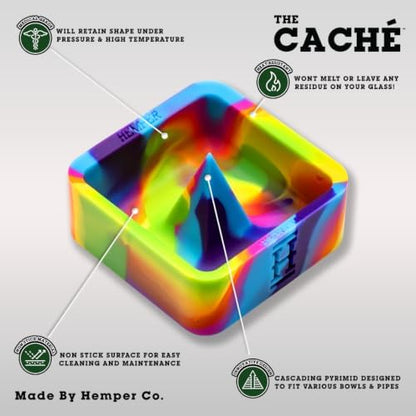 Hemper Cache Unbreakable Silicone Ashtray - Image 2