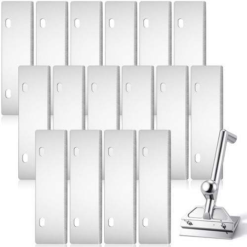 Hicarer 16 Pack 6" Stainless Steel Grill Scraper Blades by Hicarer