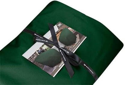 Eevelle Meridian Patio Oval Table Cover with Marine Grade Fabric - Waterproof Outdoor Table Cover - Furniture Set Covers for Dining Table - Easy to Install - (25.5"H x 60"L x 36"W, Hunter Green)