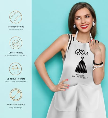 Mr & Mrs Apron Set - Image 5