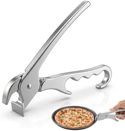 Hot Plate Gripper Tongs, Aluminum Pizza Pan Lifter by Unknown