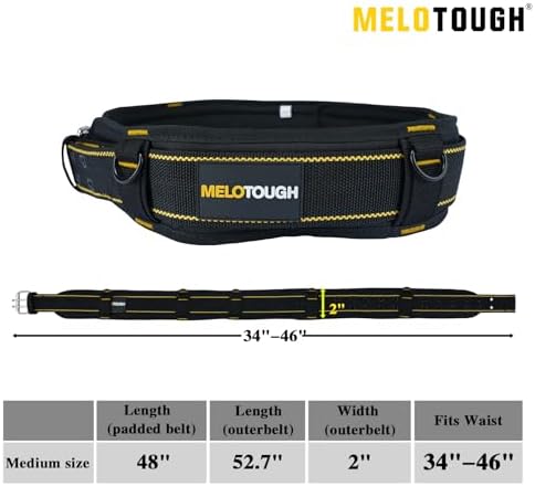 MELOTOUGH 2-Inch Padded Tool Belt - Image 3