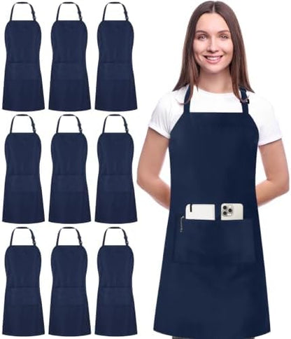 Utopia Kitchen Bib Aprons 10 Pack Adjustable by UTOPIAKITCHEN