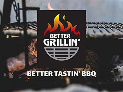 Better Grillin Scrubbin Stone Grill Cleaner Handle-Protect Hands & Nails When Scouring Grill/Griddle with Scrubbin Stone