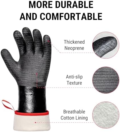 TempPro 932°F Heat Resistant BBQ Gloves - Image 4