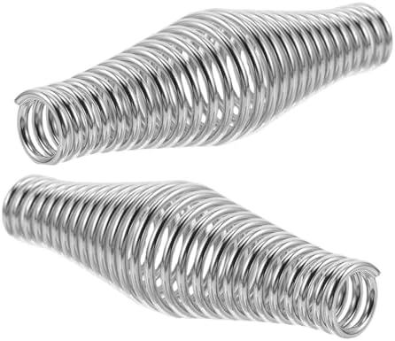 2pcs Bbq Spring Handle 4 Inch Stainless Steel Grill Grip by cabilock
