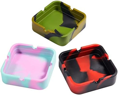 hitsuki Silicone Ash Tray Sets 3Pcs Cool Outdoor Ashtrays - Image 6