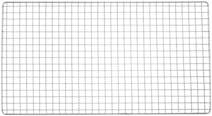 HARFINGTON Square BBQ Grill Net 29.5x50cm Stainless Steel Cross Wire Barbecue by HARFINGTON