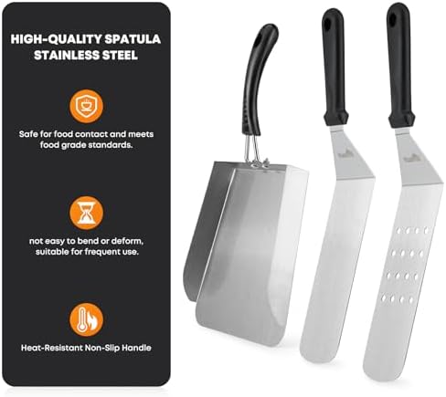 Stanbroil 3-Piece Griddle Tool Set - Image 3