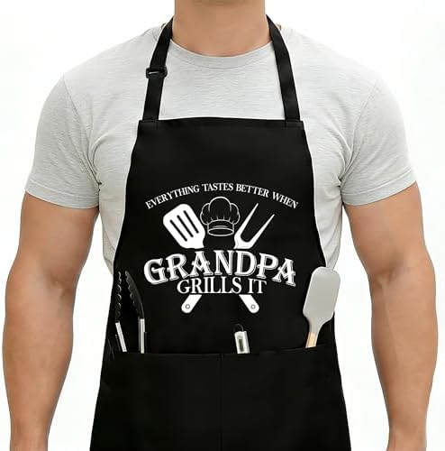 Funny Aprons For Men, Father's Fathers Day Kitchen Gifts For Dad Father Daddy by Unknown