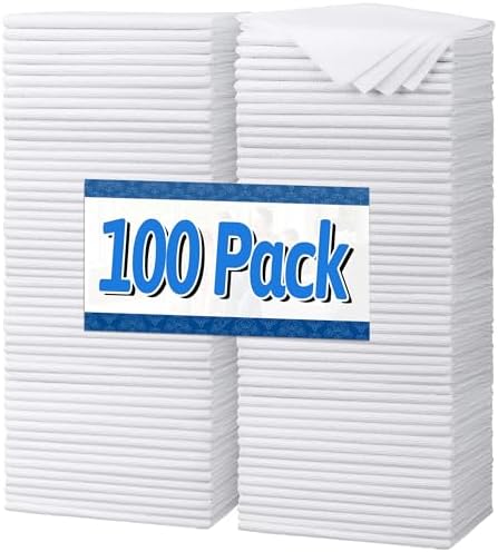 FIXSMITH White Microfiber Cleaning Cloth, 11.5"X11.5" Cleaning Rags by FIXSMITH