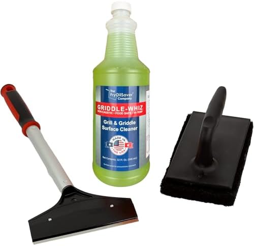 3-Piece Flat Top Griddle Cleaner Kit by THEFRYOILSAVERCOMPANY