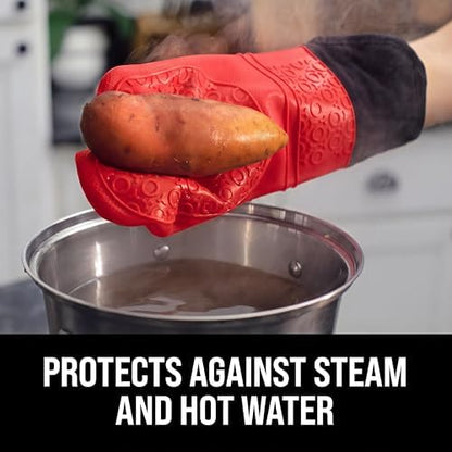 BPA-Free Soft Silicone Oven Mitts - Image 5