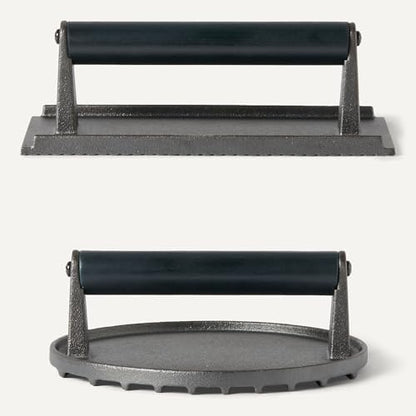 Amazon Basics Smash Burger Press, Cast Iron Bacon Press - Image 3