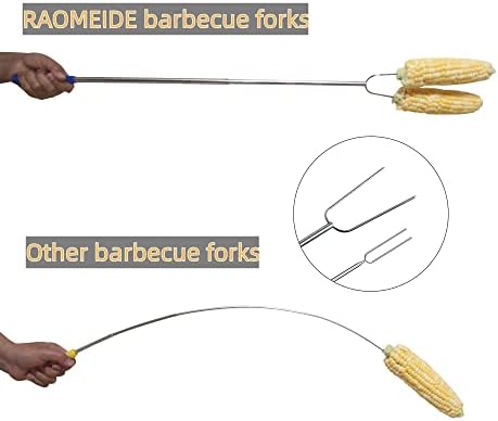 RAOMEIDE 32" Heavy Duty Hot Dog Roasting Sticks - Image 3