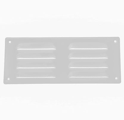 Repa Market 10" x 4" Inch (Outer Dimensions) White Air Vent Cover - Steel Return Air Grilles - for Ceiling and Sidewall - HVAC - with Protection Screen (10.24" x 4.13" Inch)