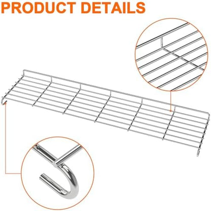 DELSbbq 66044 Stainless Grill Warming Rack - Image 3