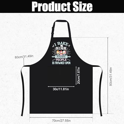 Funny Aprons for Men, Professional Kitchen Cooking Aprons - Image 2