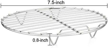 TeamFar Round Cooling Rack Set of 2, 7½ Inch - Image 2