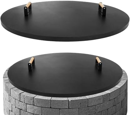 G GOOD GAIN Firepit Lid Round 38 Inch, Rust Resistant Fire Pit Lid Cover by GGOODGAIN