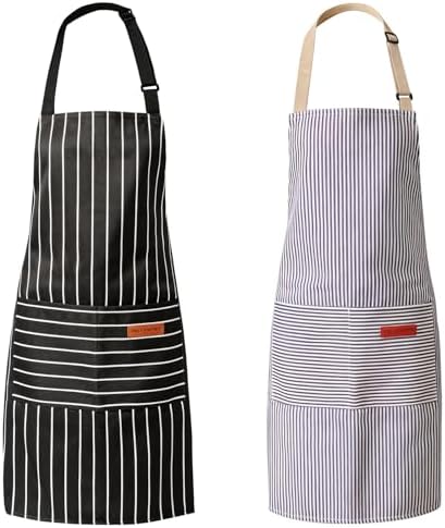 Adjustable Kitchen Aprons, 2 Pack by Unknown