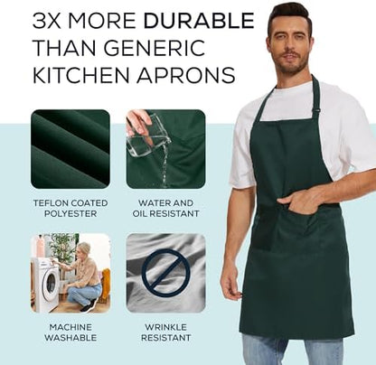 Will Well Kitchen 2 Pack Bib Apron - Image 2