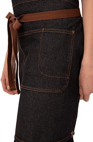 Chef Works Unisex Memphis Half Bistro Apron - Image 4