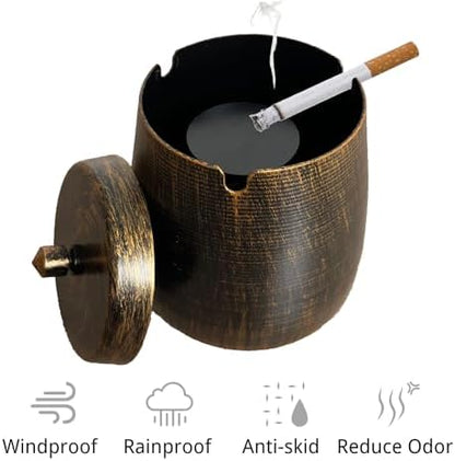 Ash Tray, Large Outdoor Ashtray - Image 2