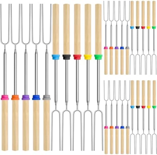 30 Pack Smores Sticks Kit, 32 Inch Marshmallow Roasting Sticks by Unknown