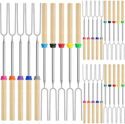 30 Pack Smores Sticks Kit, 32 Inch Marshmallow Roasting Sticks by Unknown