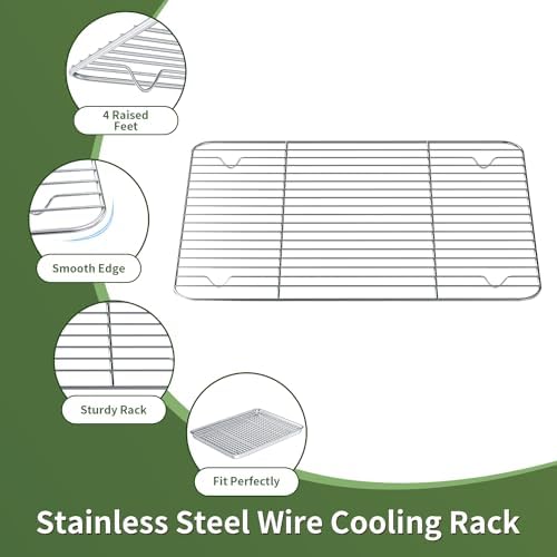 Baking Sheet with Cooling Wire Rack Set - Image 3